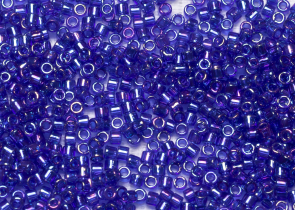 Бисер Япония MIYUKI Delica цилиндр 10/0 5 г DBM-0178 кобальт прозрачный радужный