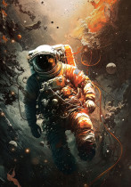 " ФРЕЯ" Пазл 1000 элемент. PZL- 1000/ 47 Космонавт в бесконечности