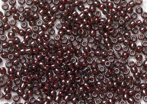 Бисер Япония круглый 11/0 10г 0363 монтана/бордовый, окрашенный изнутри